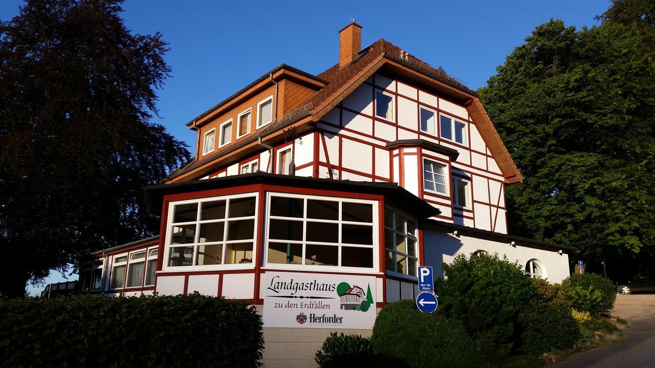 Landgasthaus Zu den Erdfällen Bad Pyrmont Exteriör bild